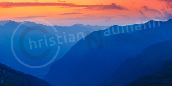 Berge am Abend in Kärnten
