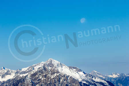 Gantrisch mit Mond Gantrisch mit Mond