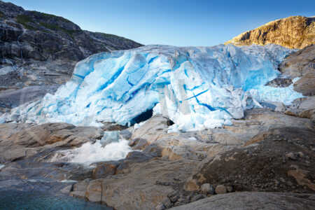 Gletscher im Sogn og Fjordane (Norwegen). Nigardsbreen Gletscher
