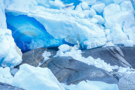 Gletscher im Sogn og Fjordane (Norwegen). Nigardsbreen Gletscher