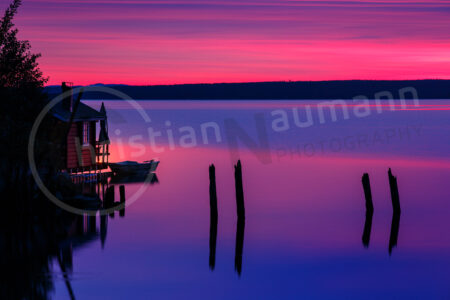 Sonnenuntergang am See