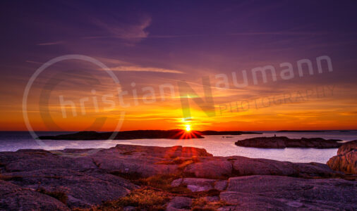 Sonnenuntergang in Schweden